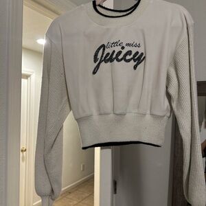 Juicy Couture Black and White Sweater